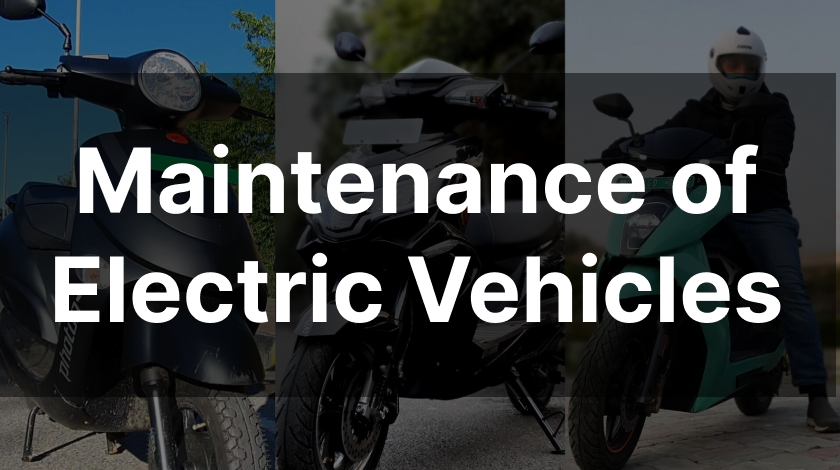 Maintenance of electric bikes