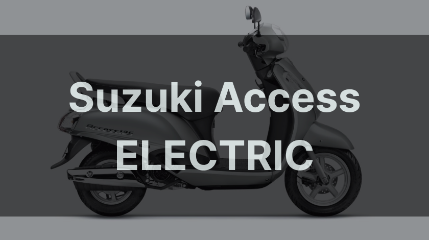 Suzuki Access Electric expected to be introduced this year